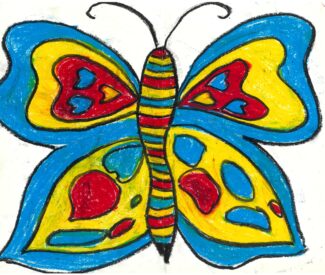 1D 施雅琳 我喜愛的三原色蝴蝶